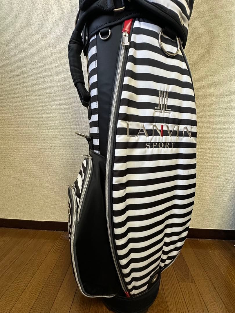 ランバンスポール LANVIN SPROT キャディバッグ ボーダー