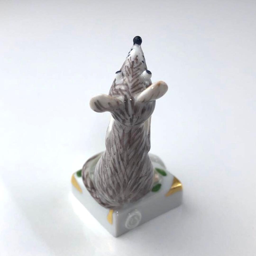 マイセン　ネズミ　置物　マッキー