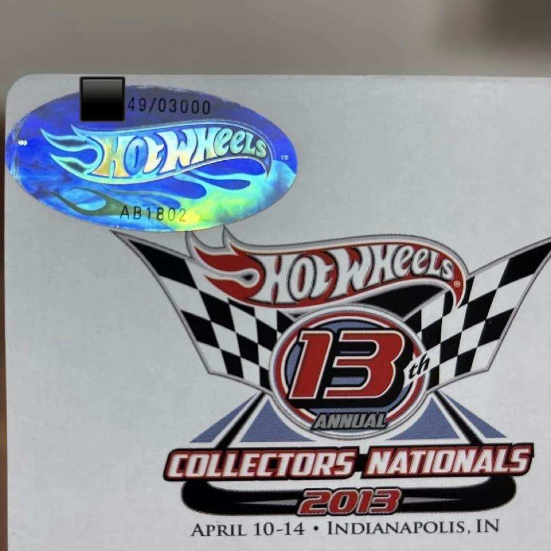 レア⭐️ホットウィール　2013年コレクターズ・ナショナルズ　ドラバス　未開封