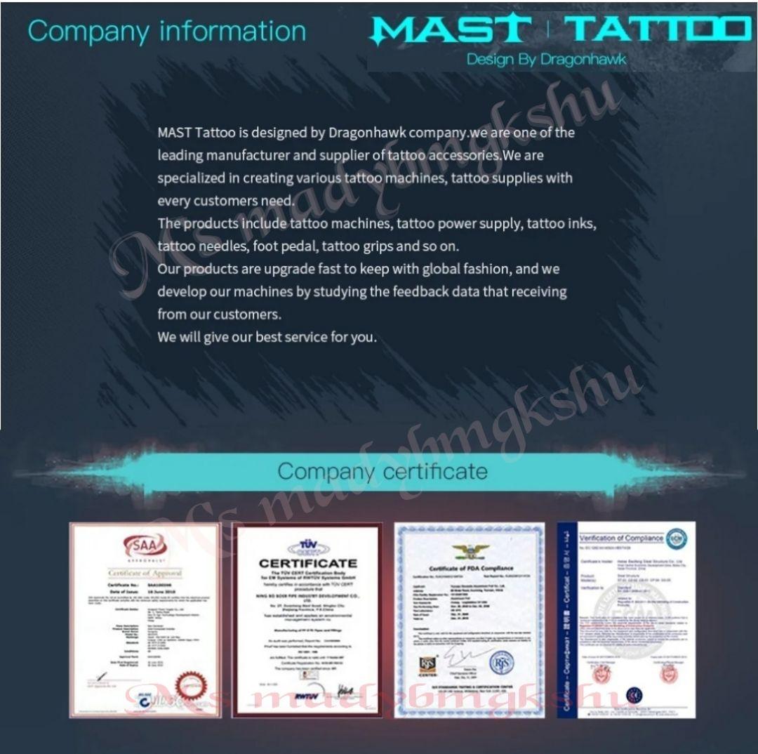 MAST タトゥーマシン カスタムマスト コアレスモーター