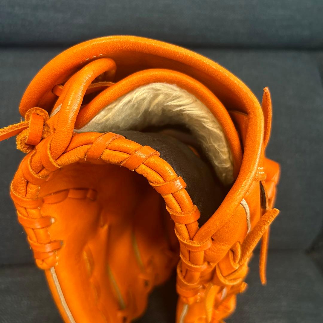 ミズノ プロフェッショナル オレンジ グローブ 右投げ用