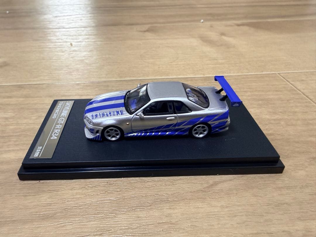 timemicroスカイライン GT-R R34 ミニカー 1/64