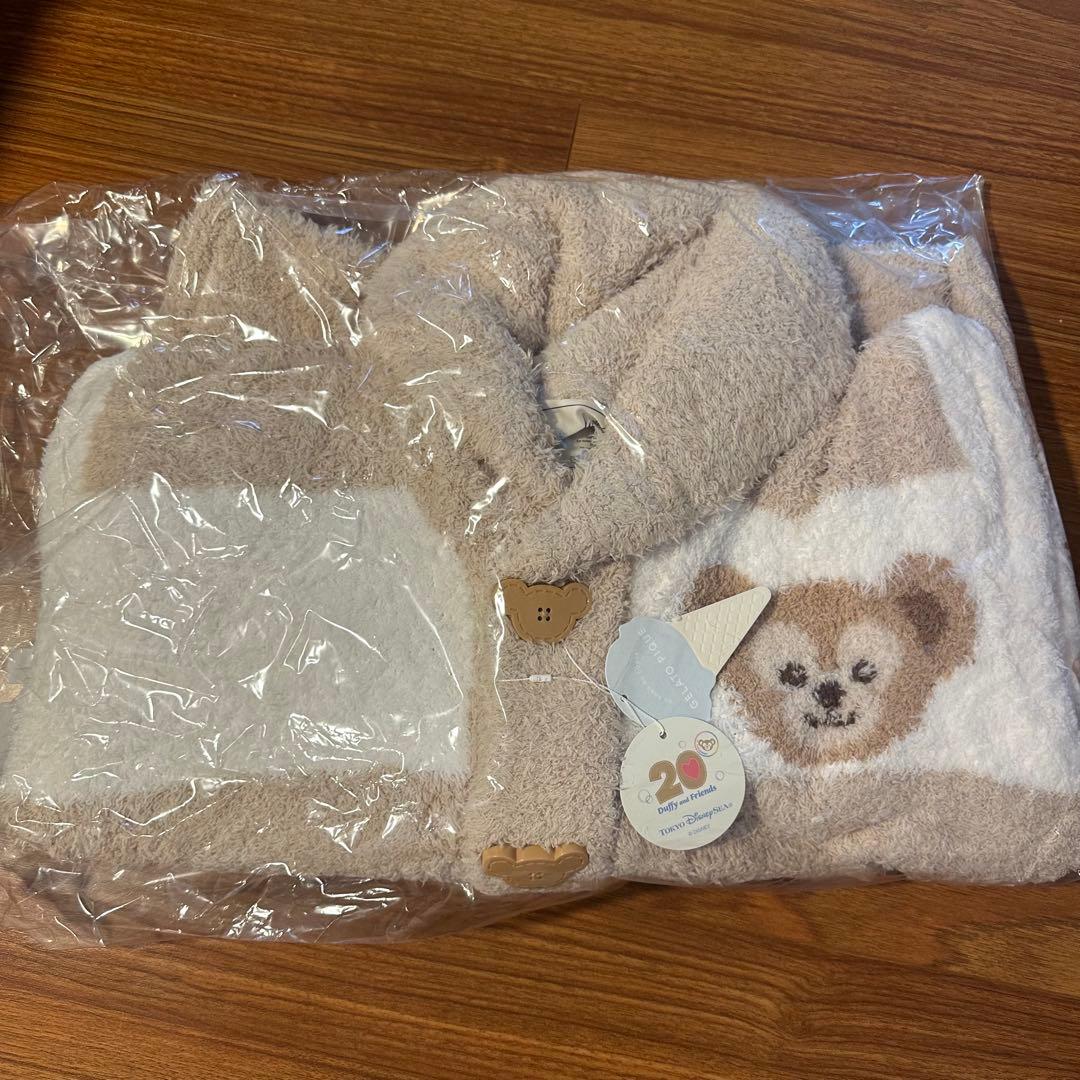 【2点セット】 ダッフィー ぬいぐるみコスチューム カーディガン　ジェラピケ