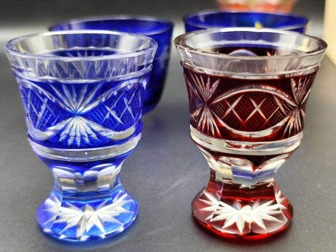 切子など ガラス工芸7点セット（ 切子、江戸切子、薩摩切子 ）