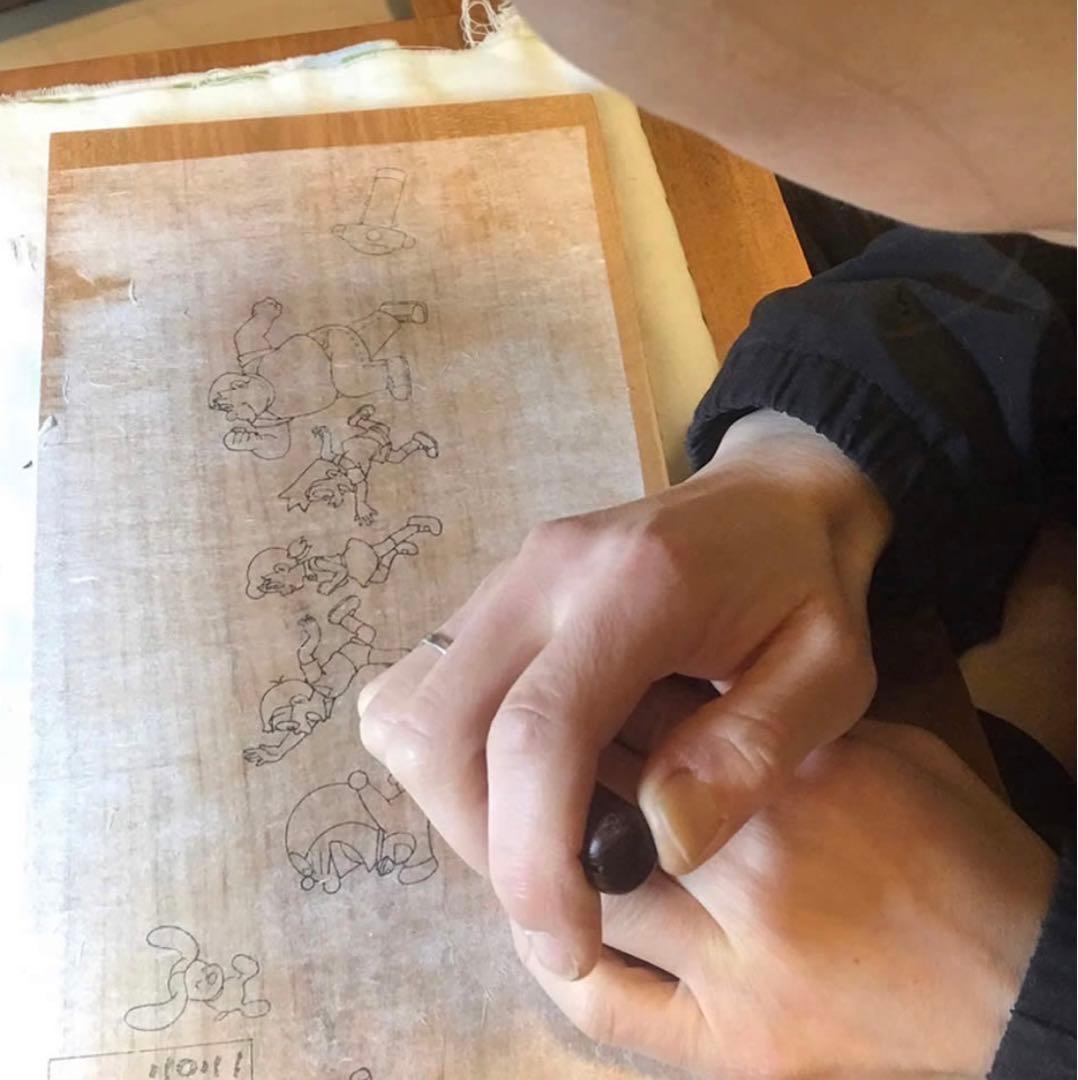 映画ドラえもん　のび太の宇宙小戦争　2021 公開記念　浮世絵　木版画