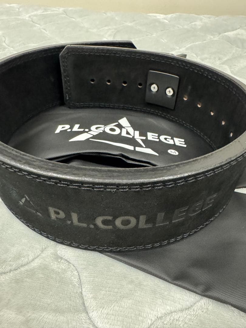 P.L.COLLEGE パワーベルト ブラック　レバーアクション　筋トレ