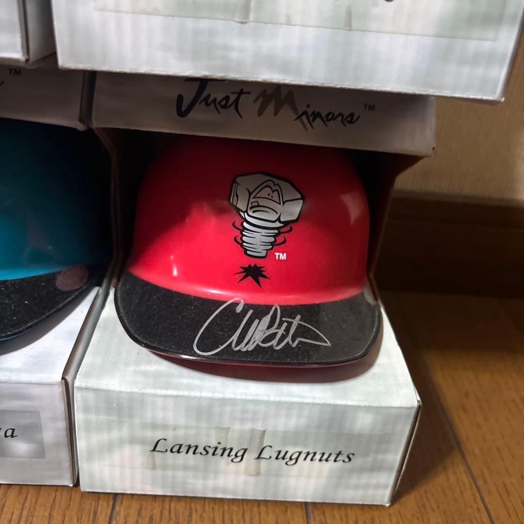 MLB ミニヘルメット サイン入り Just Minors 6個セット