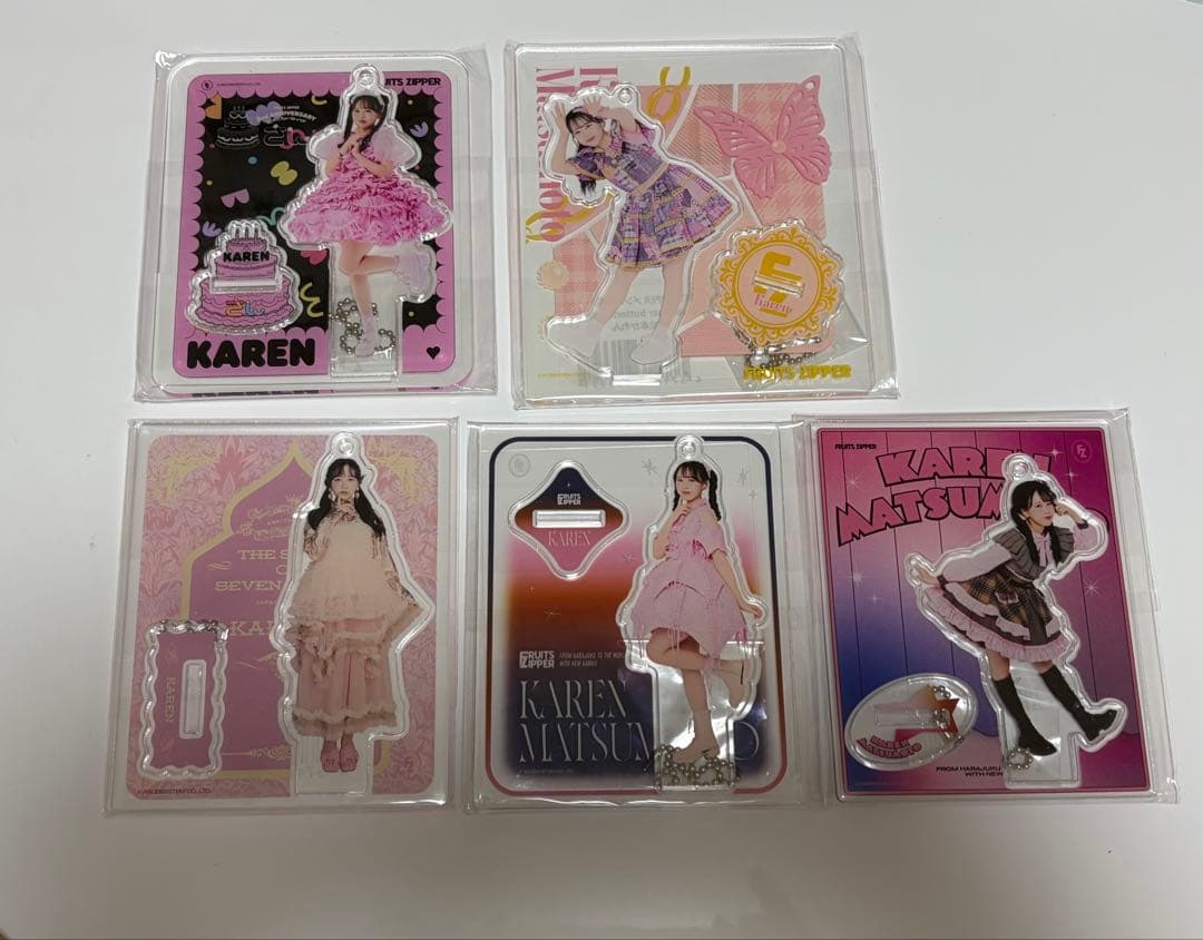 FRUITS ZIPPER 松本かれん　アクキー、アクスタセット