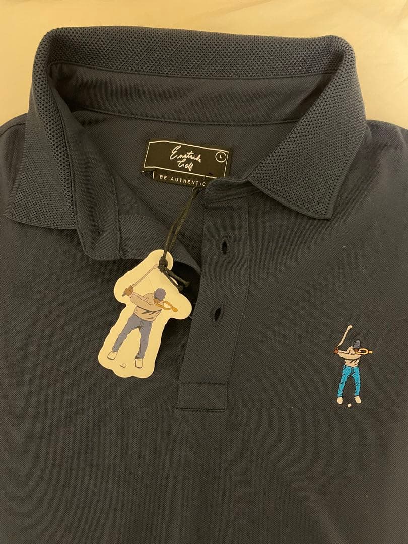 Eastside Golf ネイビー 長袖ポロシャツ イーストサイドゴルフ