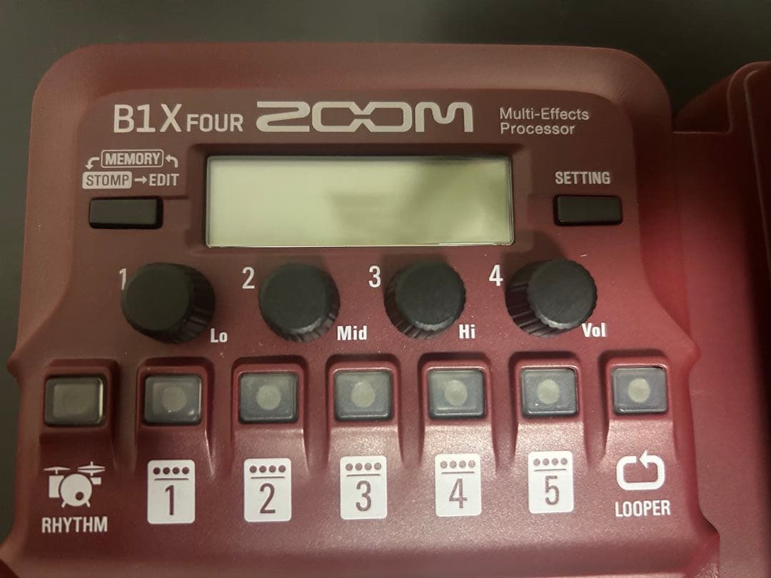 (美品)ZOOM B1X FOUR アダプター付き