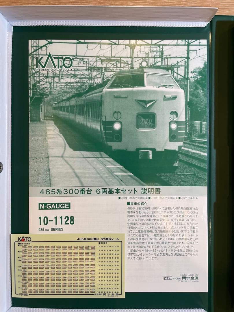 《中古》「485系300番台6両基本セット＋4両＋クハ481 ＋クハ489 」