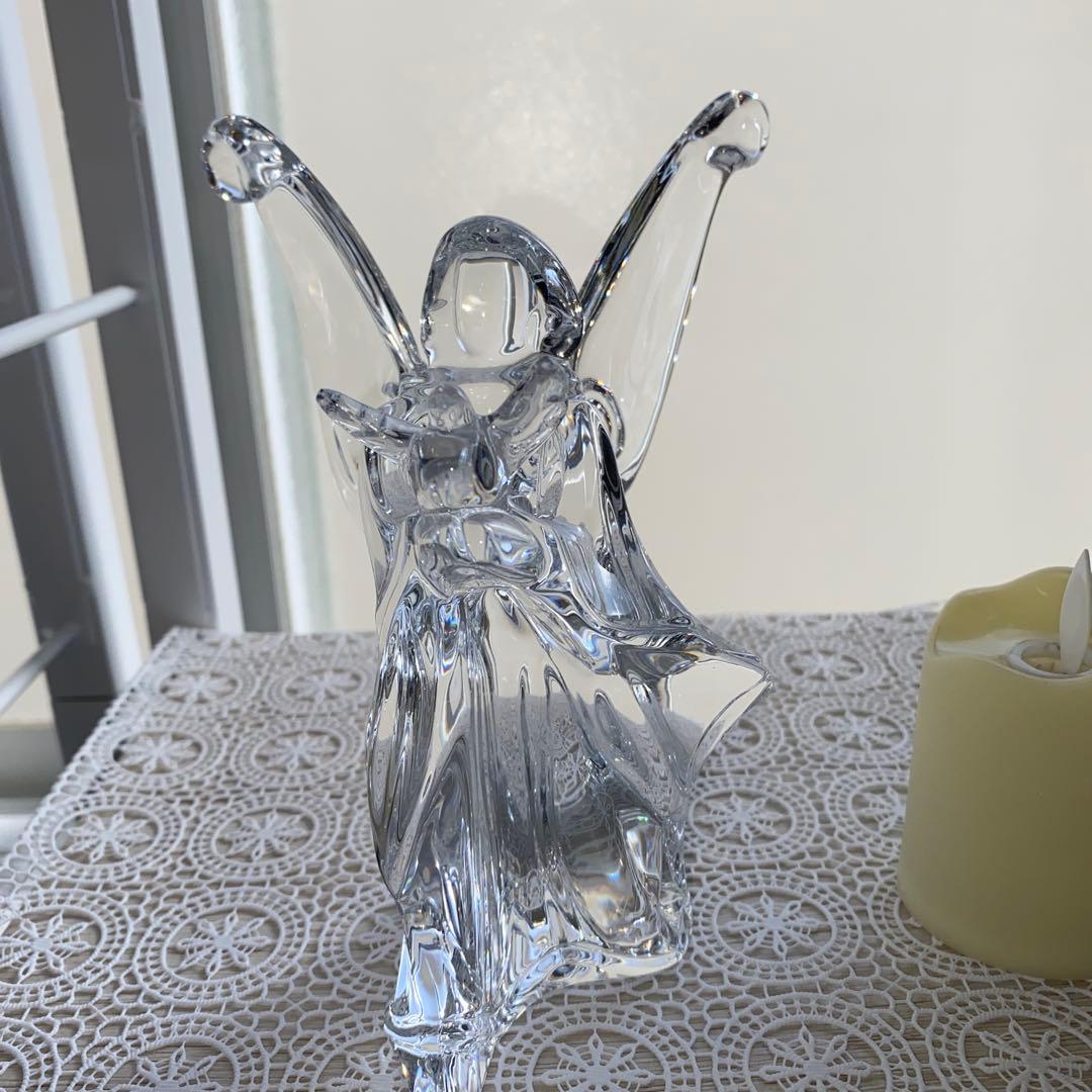 Baccarat製 クリスタルガラス 天使 愛と平和