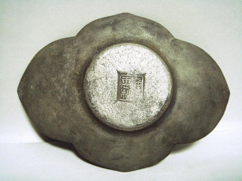 @624『中国美術 古錫 十字紋茶托 ５枚』/骨董品 古美術 古玩 アンティーク