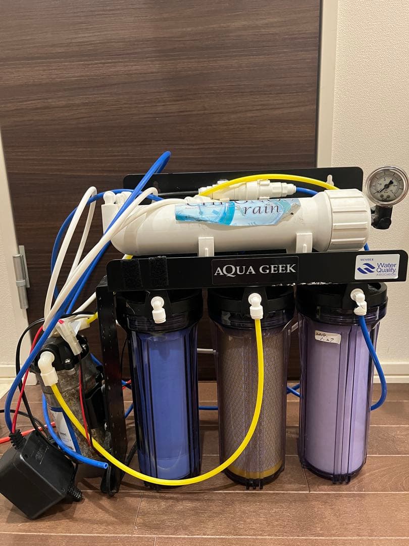 RO浄水器　クロノスレイン　加圧ポンプ付き