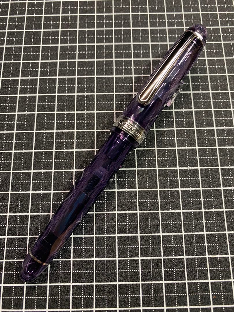 Platinum CENTURY #3776 紫雲　万年筆　字幅B
