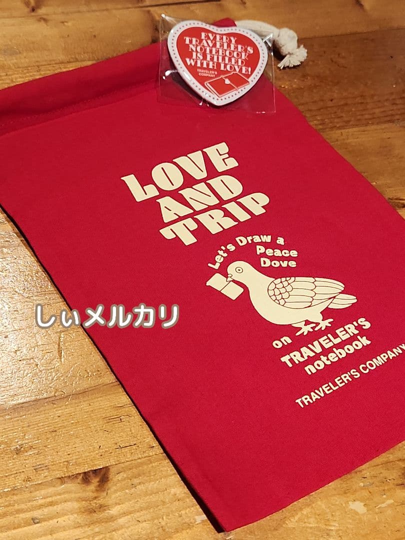 雪月花✨ コットンバッグ カンバッジ LOVE AND TRIP