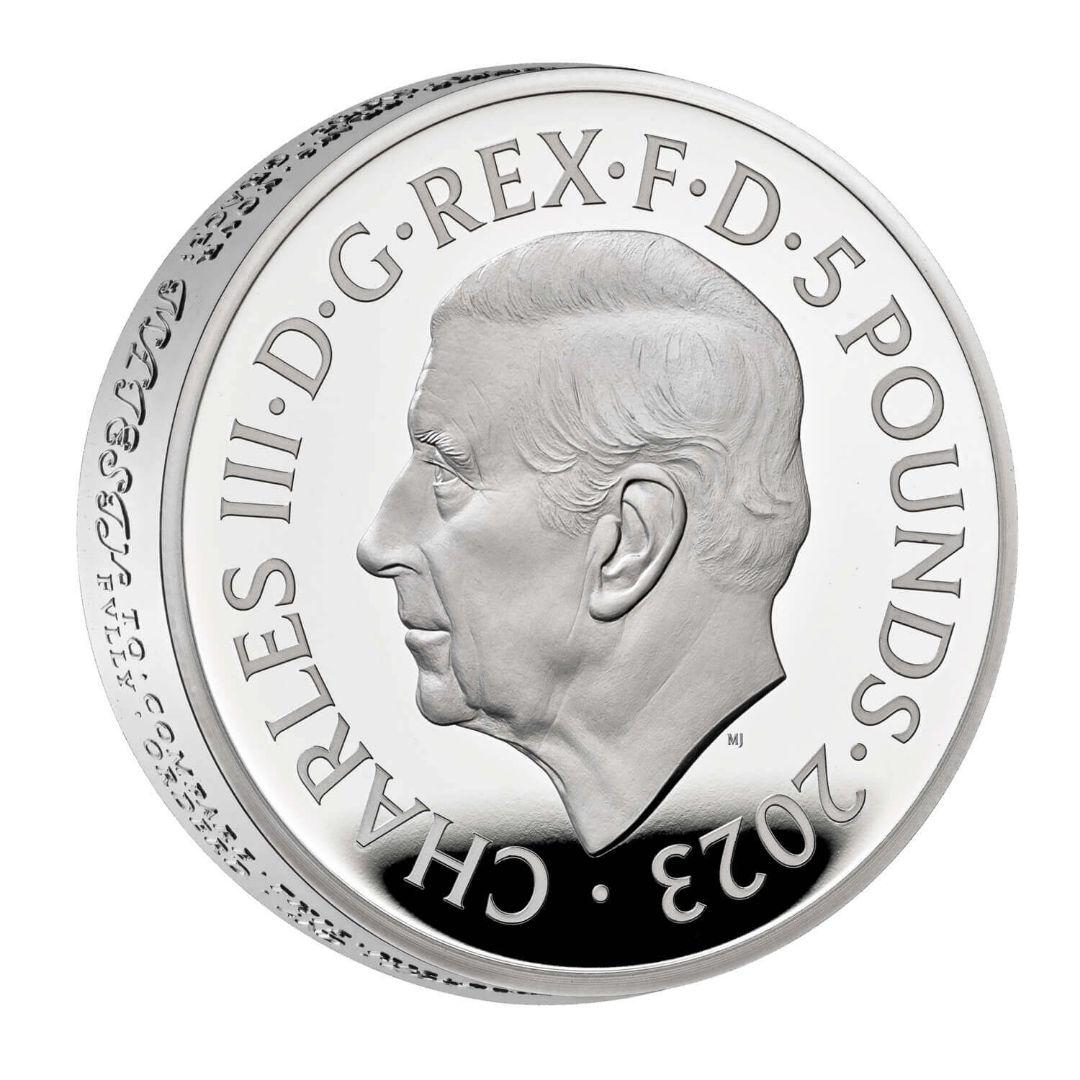 2023年 イギリス ペティションクラウン 盾 2オンス銀貨 NGC PF70