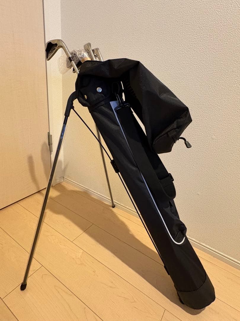 ゴルフクラブ5本セット+スタンド式ゴルフバッグ