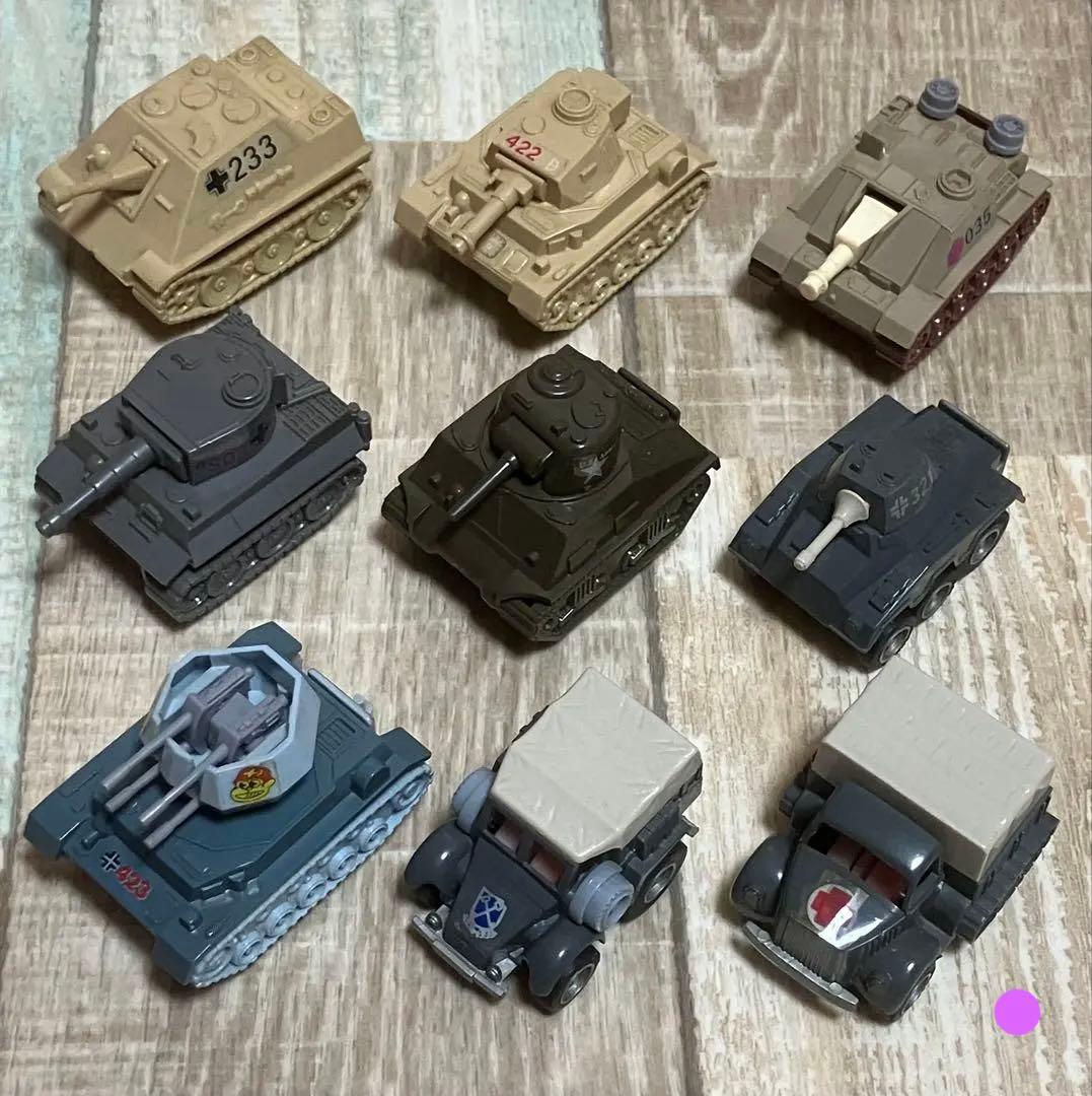 コンバットチョロQ ミニカー　まとめ売り　日本製　JAPAN 戦車　ミリタリー