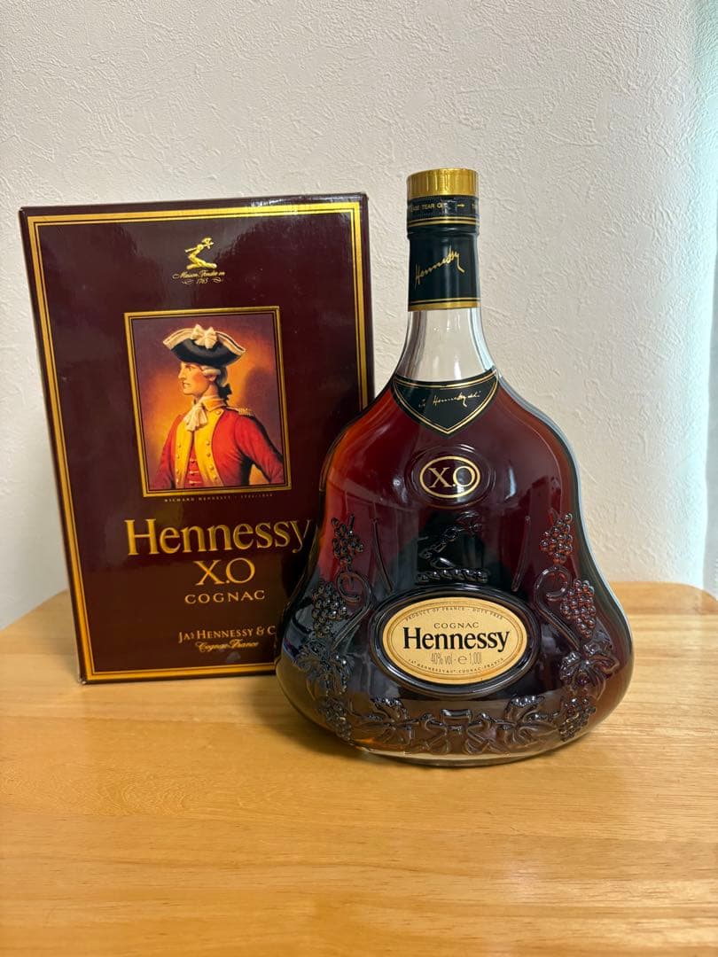Hennessy(ヘネシー) XO Cognac 金キャップ1000ml 箱付