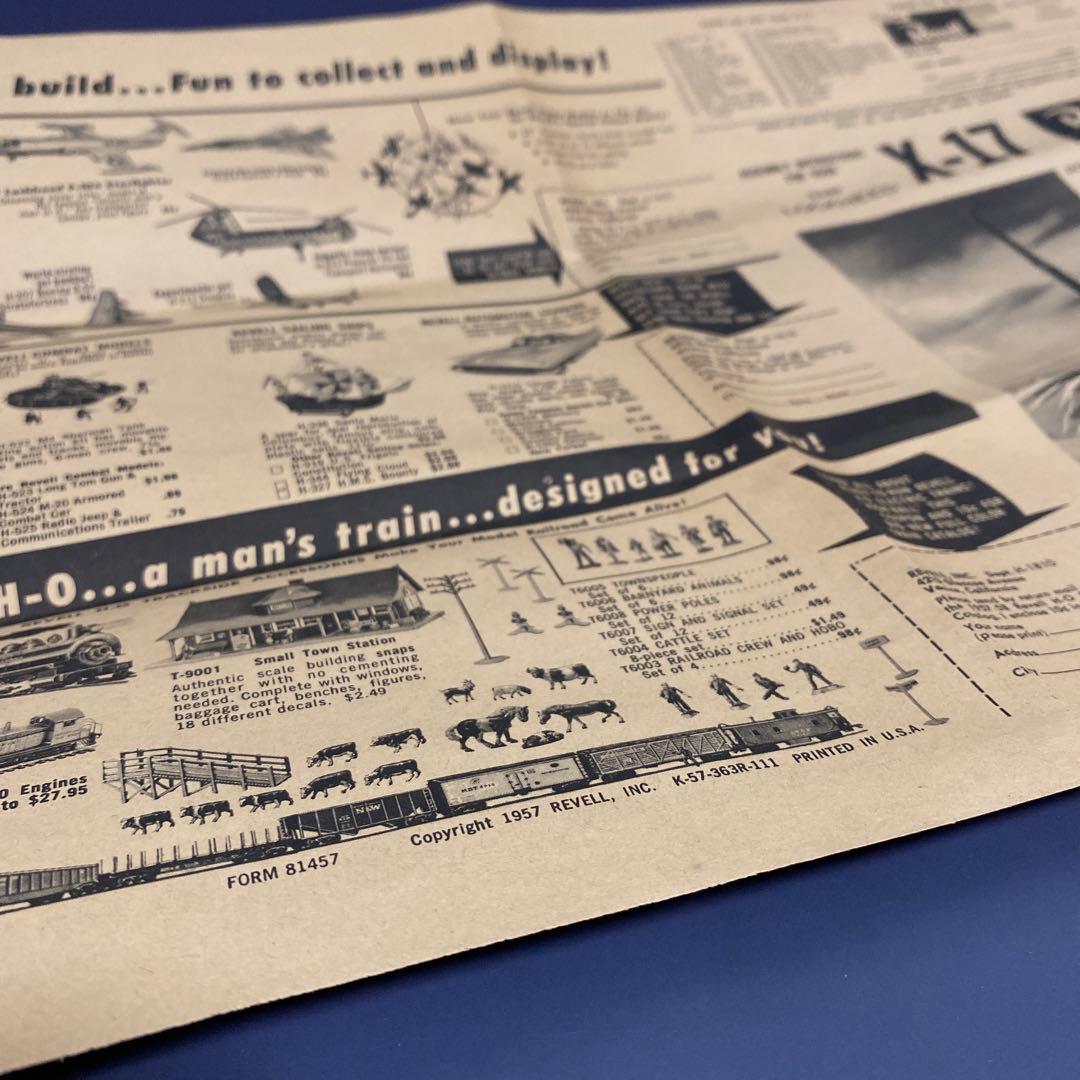 デッドストック USA製 Revell X-17ロケットプラモデル ヴィンテージ