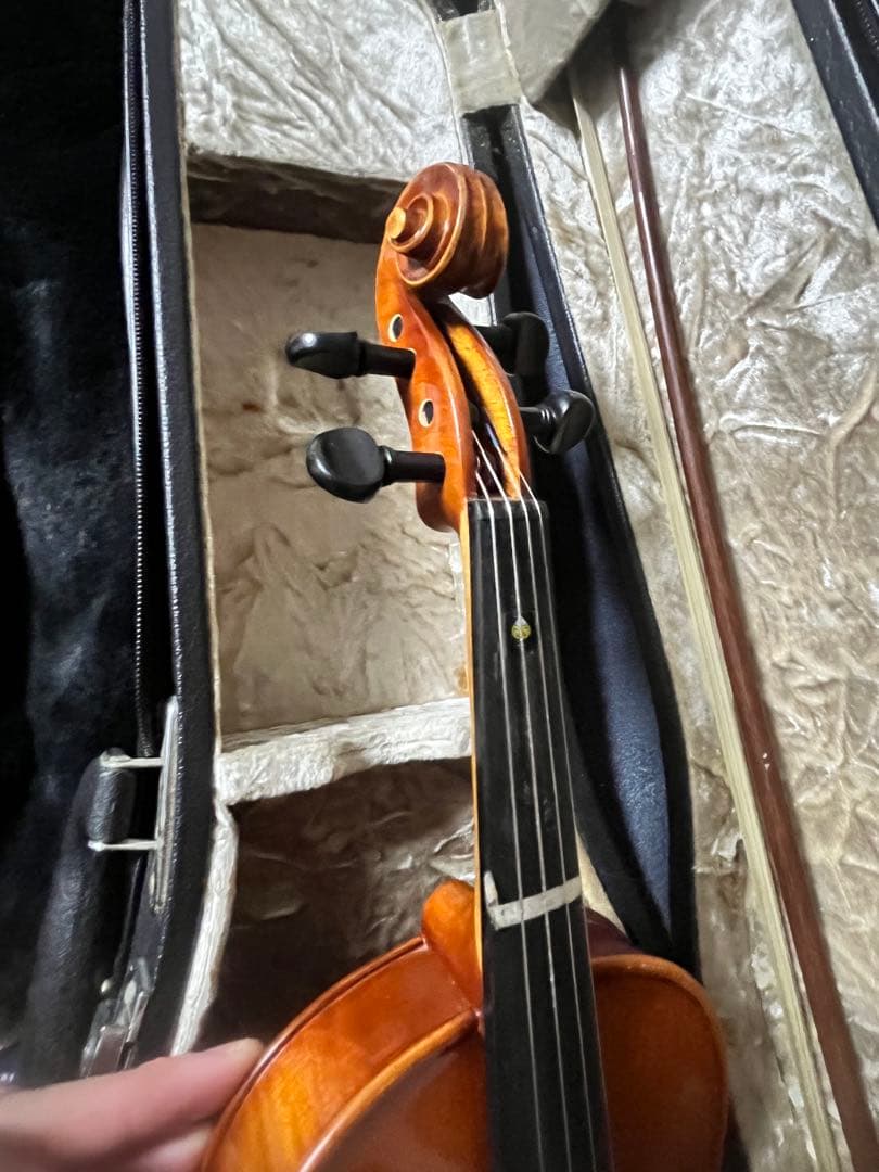 木製バイオリン 4弦 ケース付き