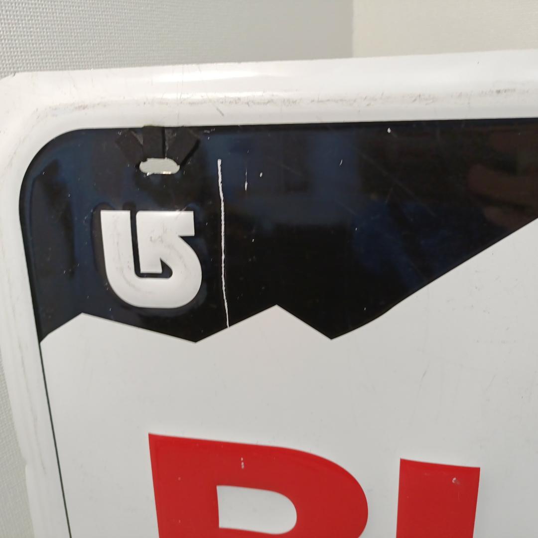 現状品 BURTON バートン 約91.5cm×45.5cm ブリキ 大型 看板