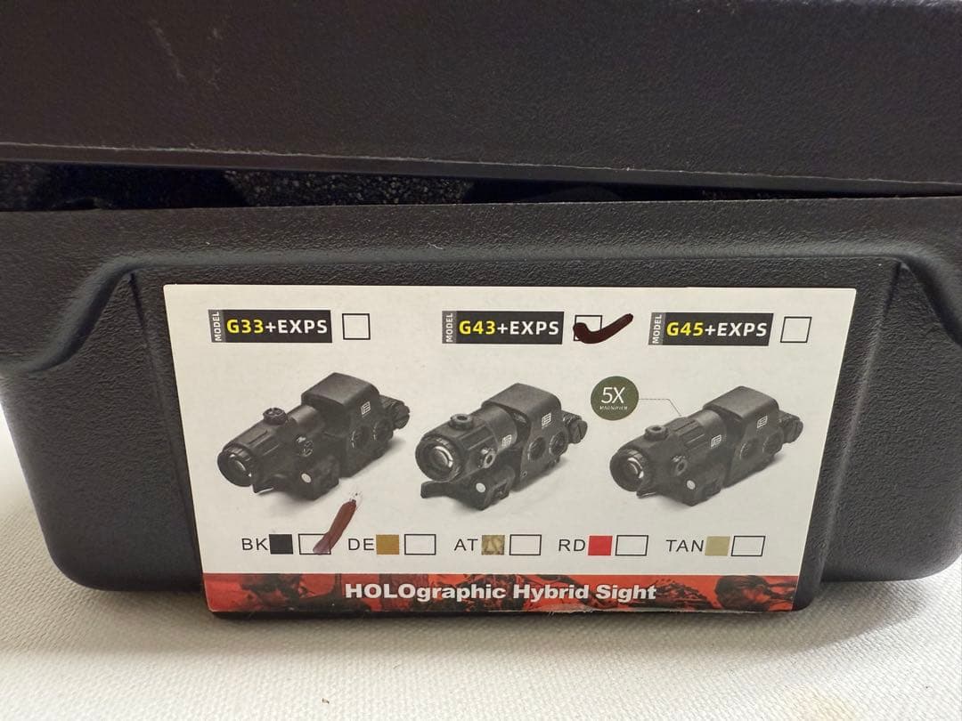 EO EXPS3 with G43 ホロサイトレプリカ