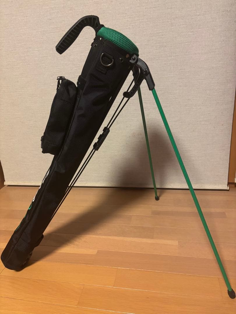 BEAMS GOLF スタンドバッグ 黒 緑