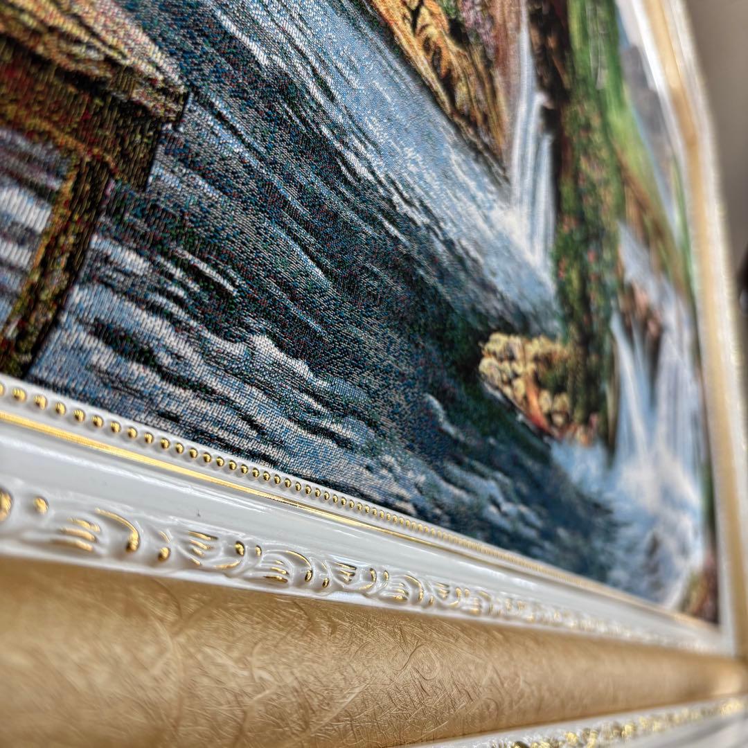 幅137×高さ77 自然の風景 水車小屋 絵画 アウトレット特価品 お買い得商品