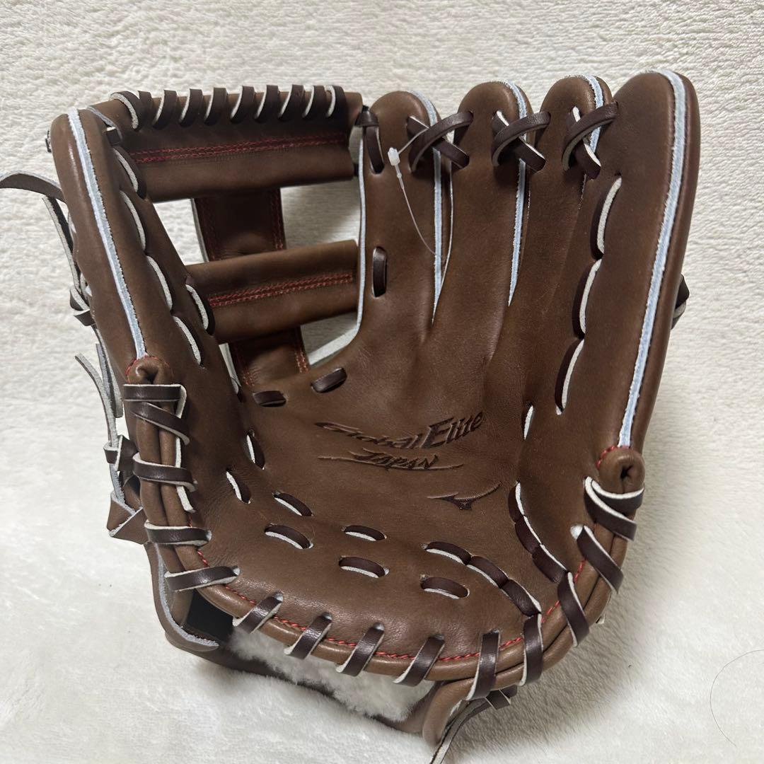 ミズノ　グローバルエリートジャパン　内野手用　1AJGH31303 マホガニー
