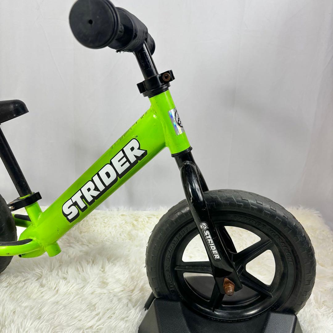 【美品】STRIDER ストライダー　グリーン　緑　バランスバイク