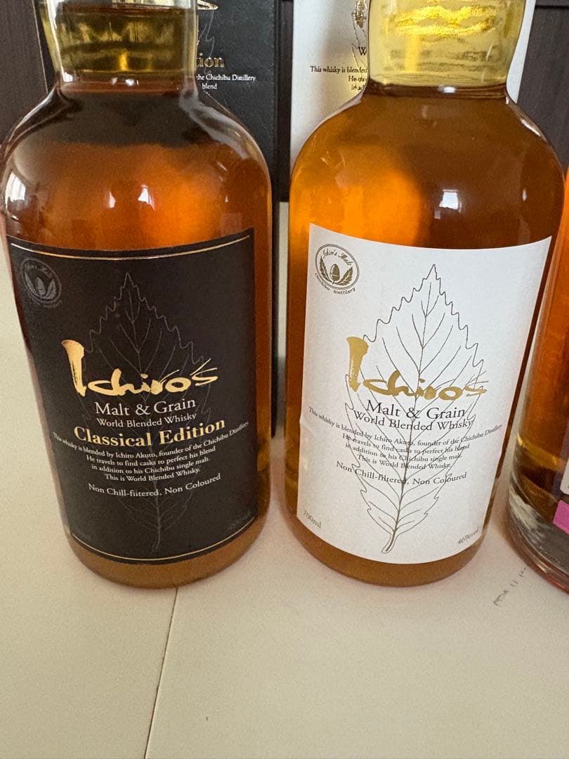 最終値下げ‼️イチローズモルト　白　黒　クーパーズチョイス　ウイスキー　未開封