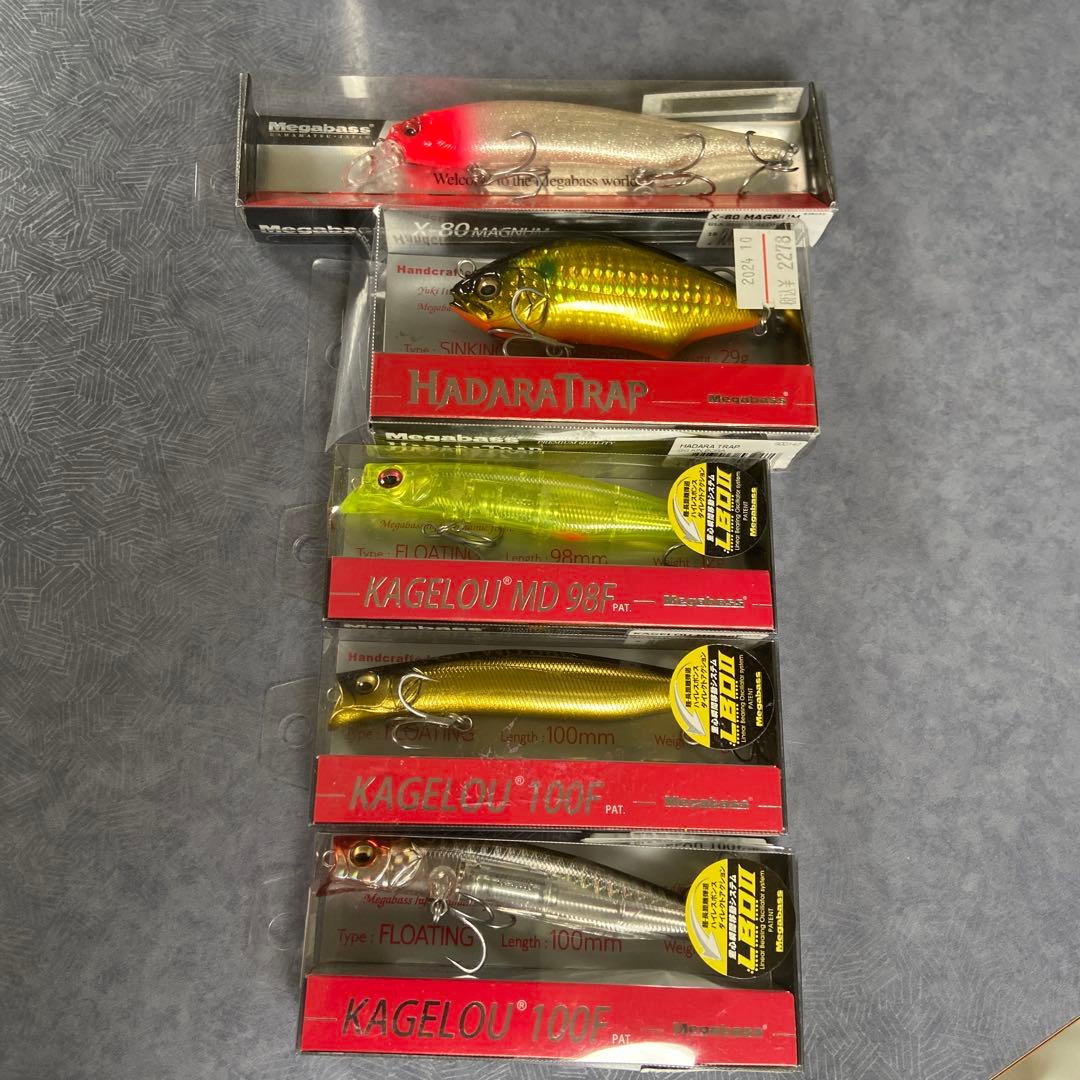 新品メガバスKAGELOU md98F 100F HADARATRAP x-80