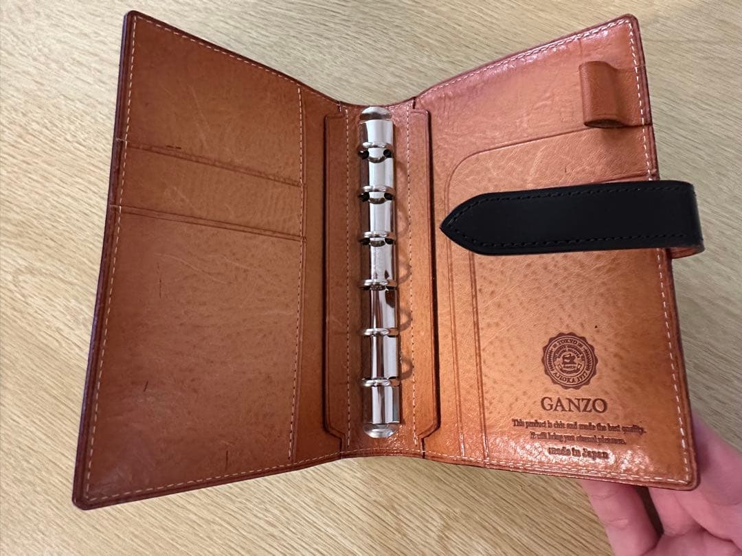 GANZO（ガンゾ） システム手帳バインダーミニ　ブラック