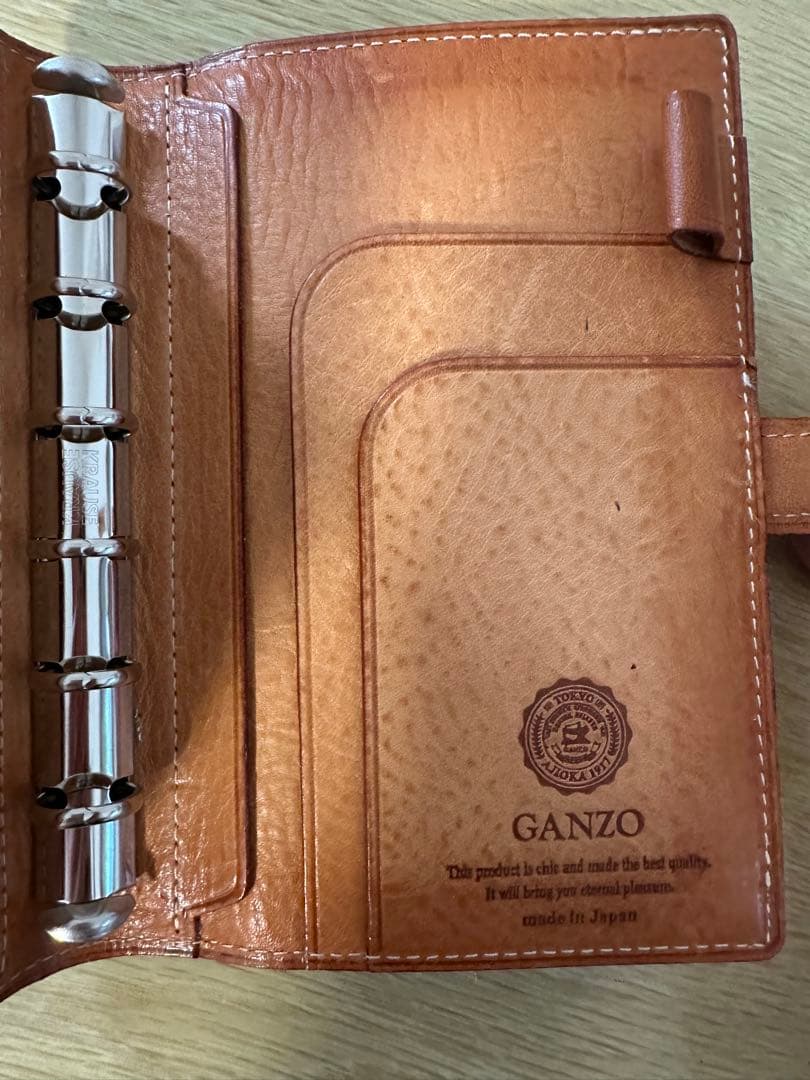 GANZO（ガンゾ） システム手帳バインダーミニ　ブラック