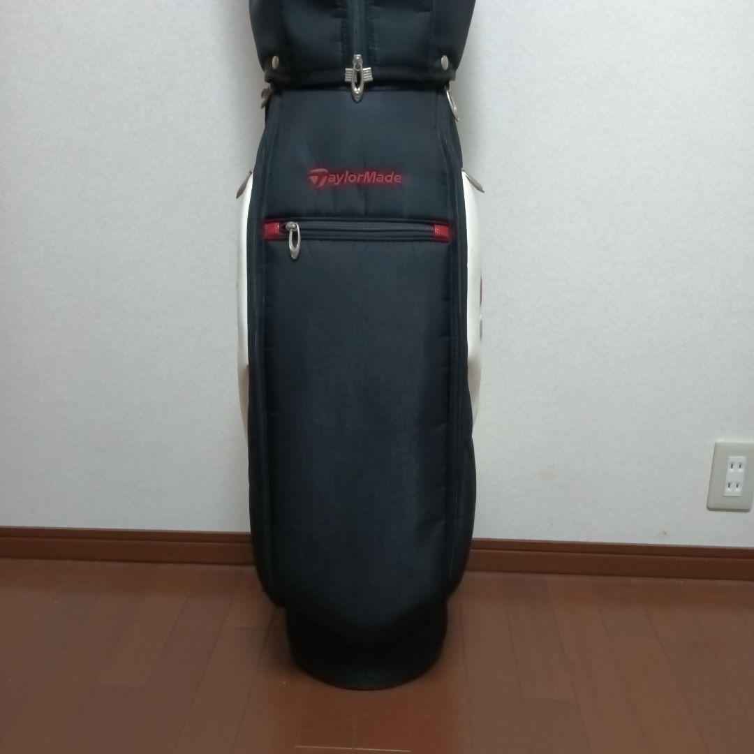 TaylorMade キャディバッグ 黒/白/赤