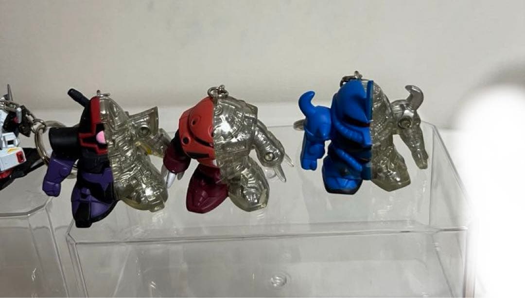 ガンダムのキーホルダーのセット