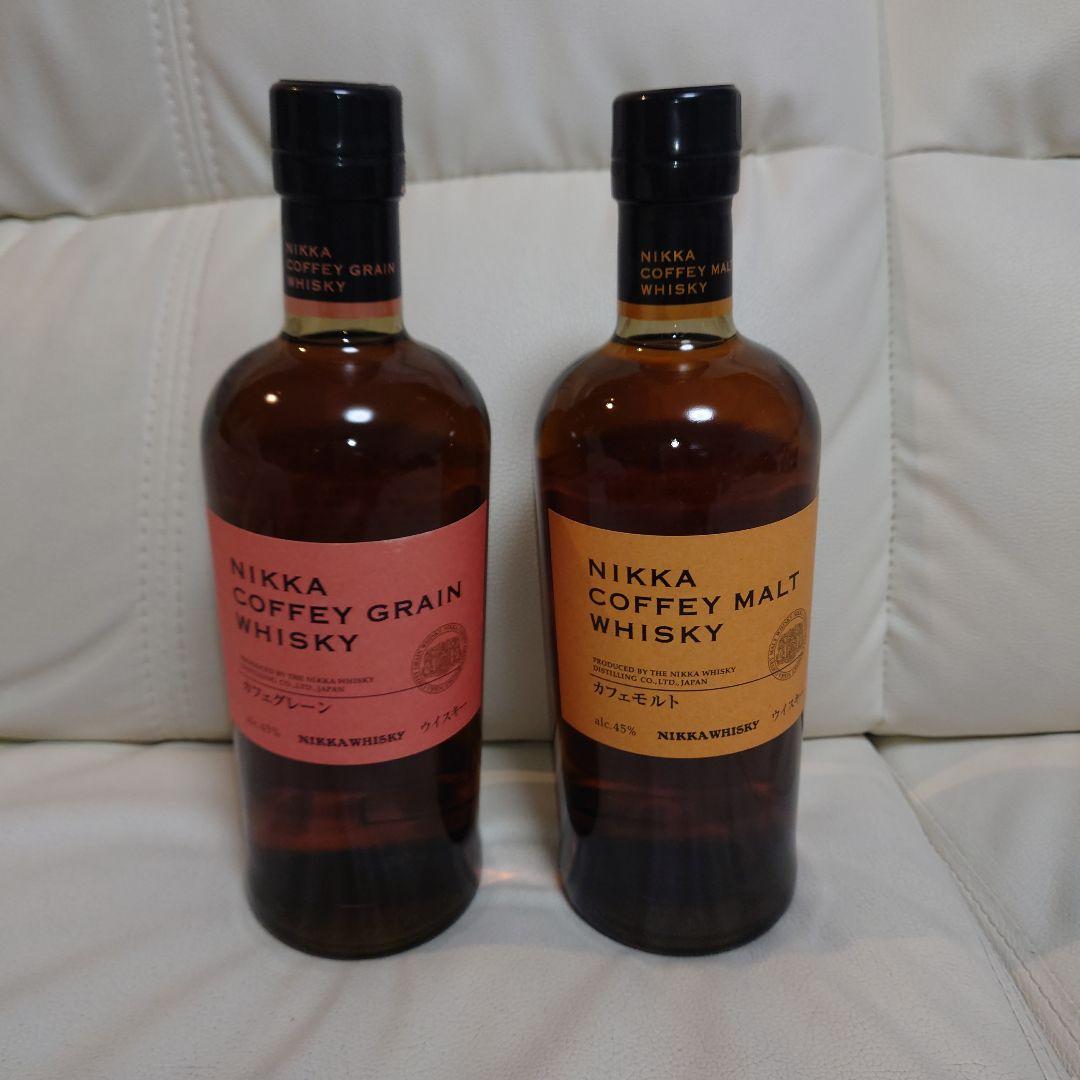 ニッカウイスキー　カフェモルト　カフェグレーン　未開封２本セット！　旧ラベル！