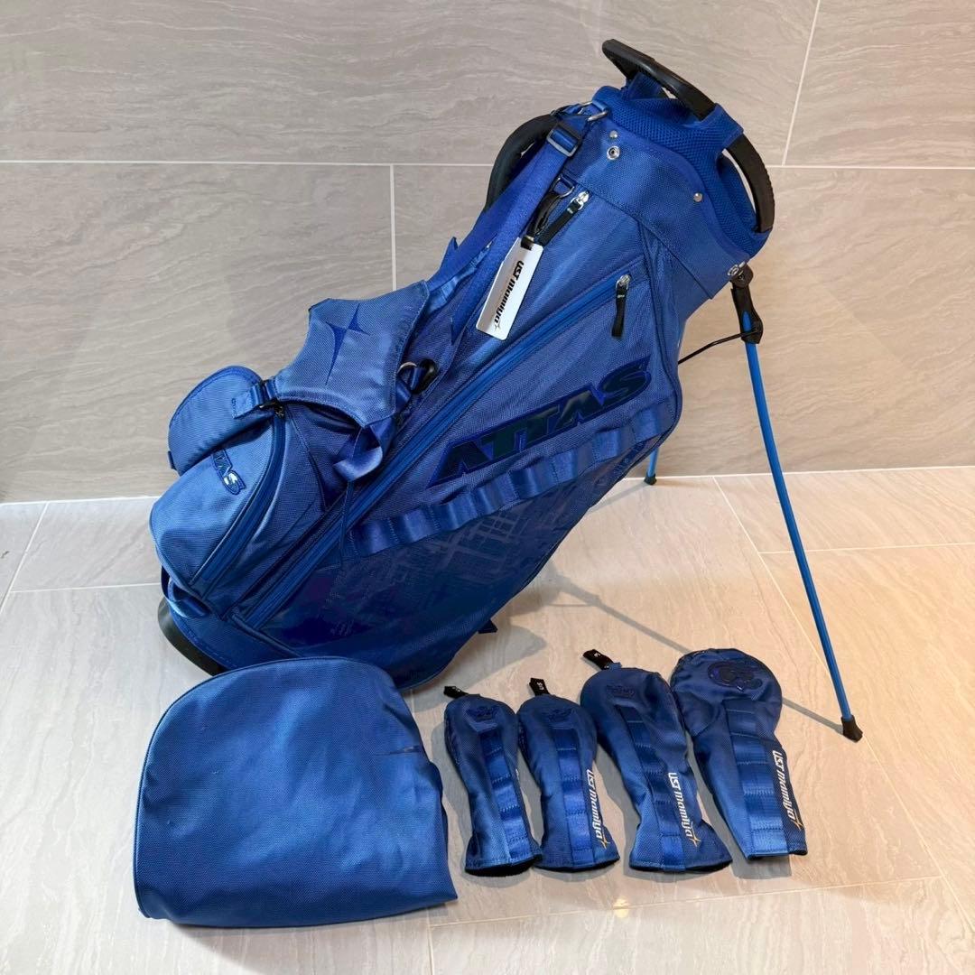 UST MAMIYA ATTAS キャディバッグ ヘッドカバー付き
