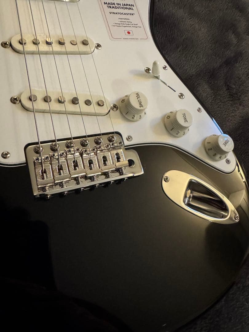 未使用　光栄堂　fender MIJ traditional ⅱ ストラト　黒