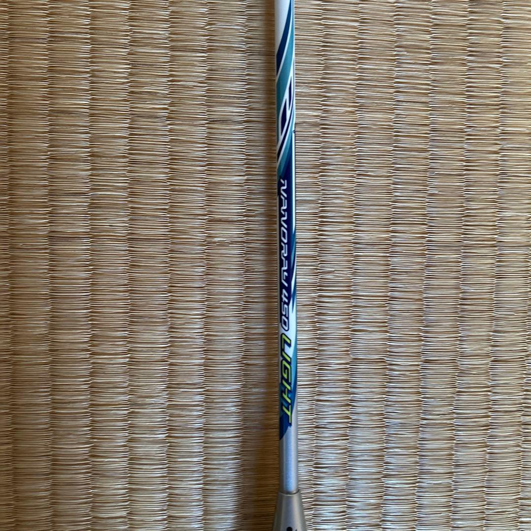 バドミントンラケット ホワイト/ブルー4UG5