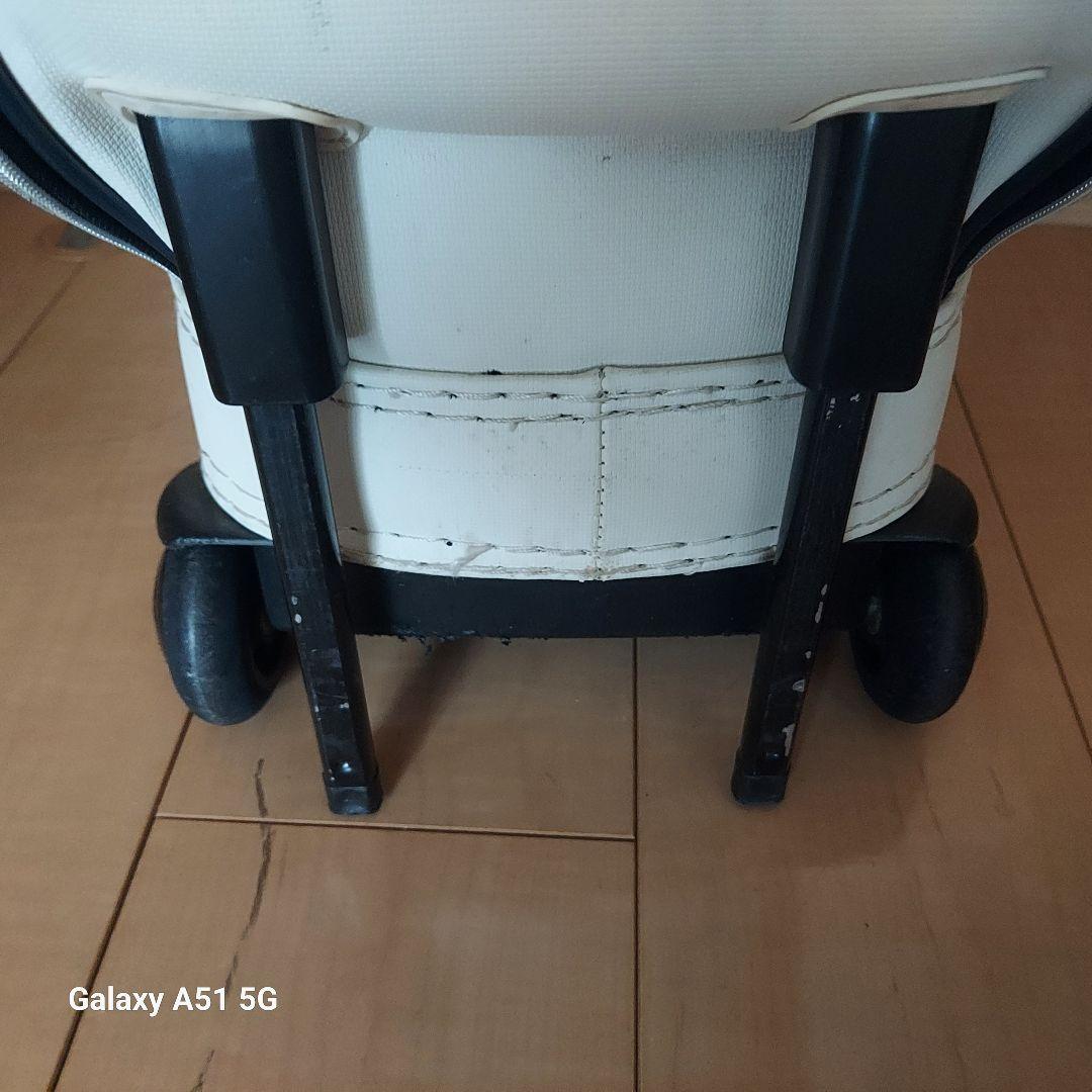 ENJOY GOLF キャディバッグ ホワイト/レッド