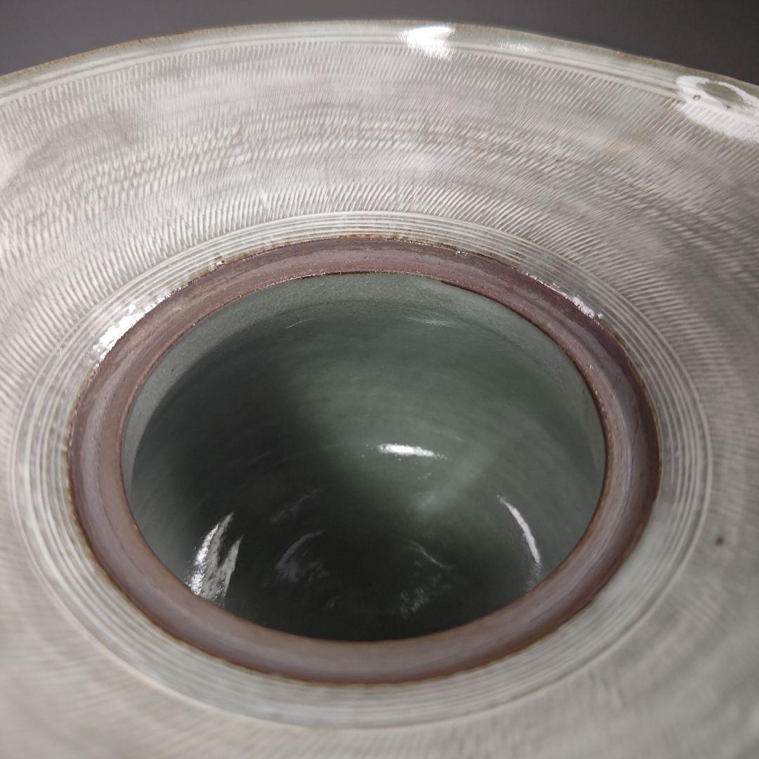 イ861 水指『森里陶楽造』『礼賓手砂金袋　水指　共箱』茶道具