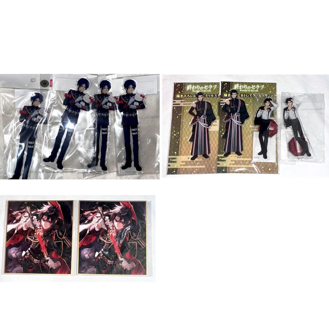 終わりのセラフ 一瀬グレン アクリルスタンド アクスタ 色紙 缶バッジ