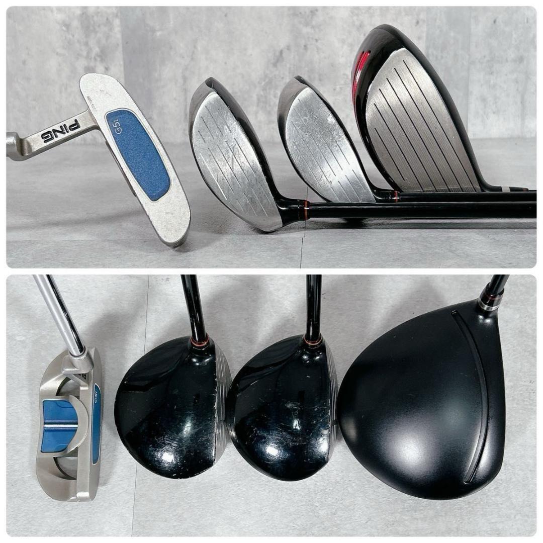 W894 ONOFF PING メンズ ゴルフ クラブ セット 12点 レッド