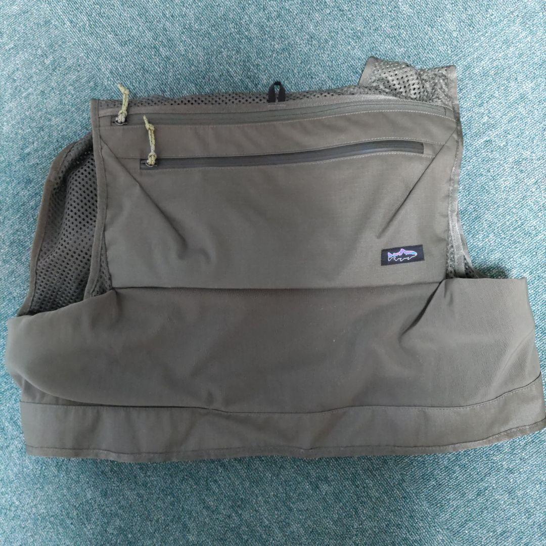て*に様 Patagonia フィッシングベスト オリーブグリーン
