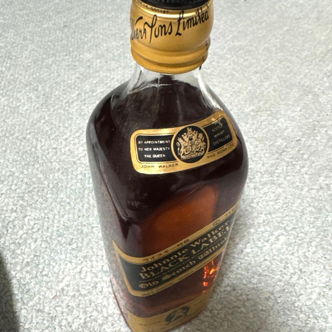 値下げ古酒Johnnie Walker BlackLabel スコッチウイスキー