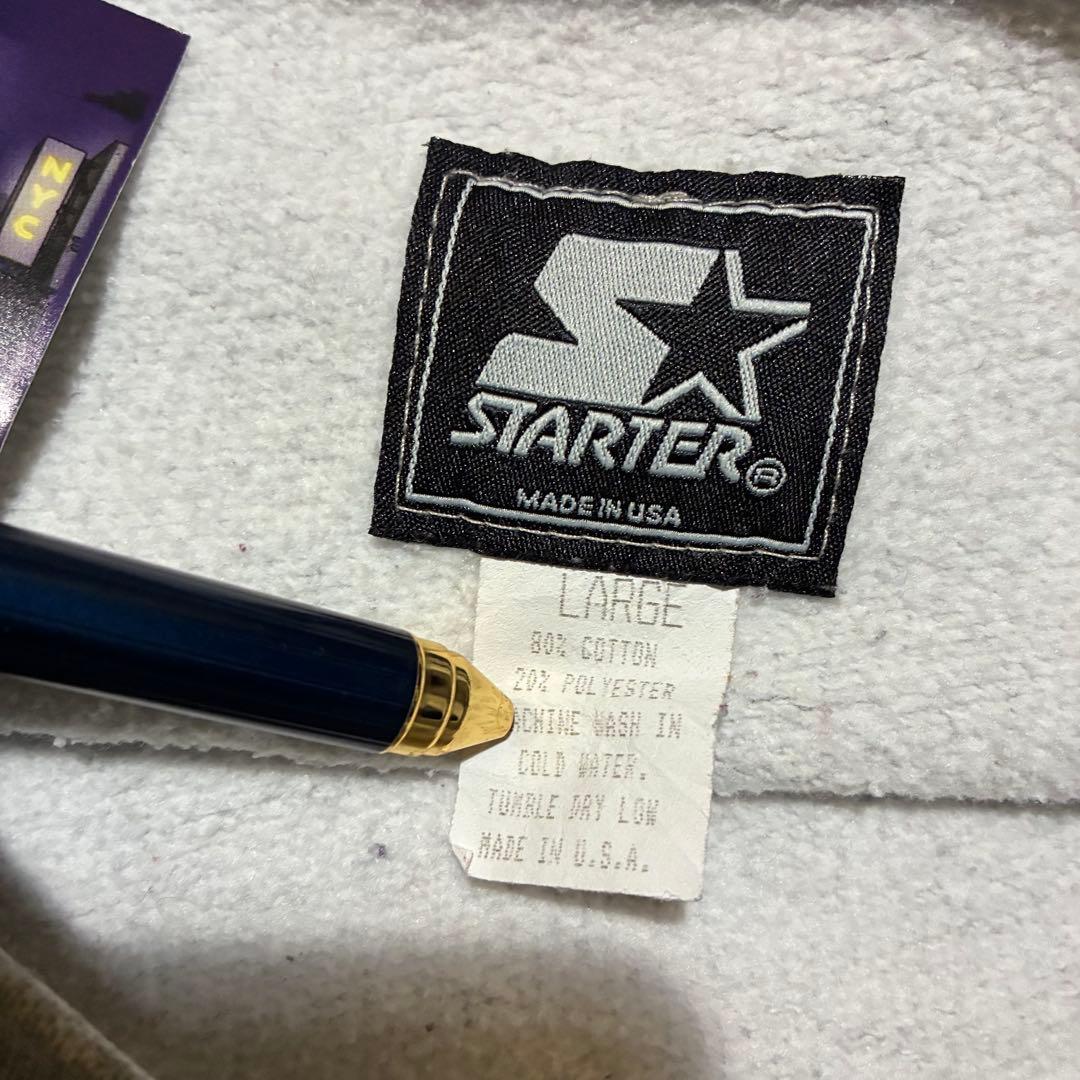 USA製　STARTER NFL PANTHERS スウェット　グレー　ラメ