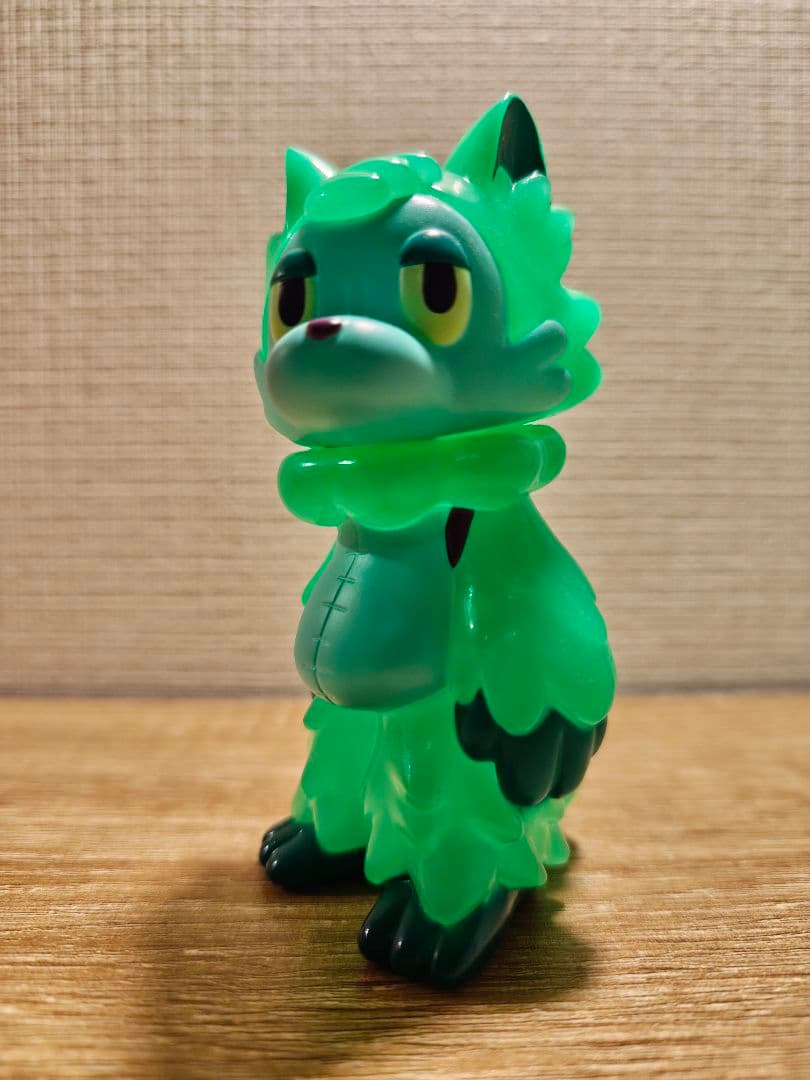 あらいきりこ　おおかみくんソフビ　ミステリーグリーン